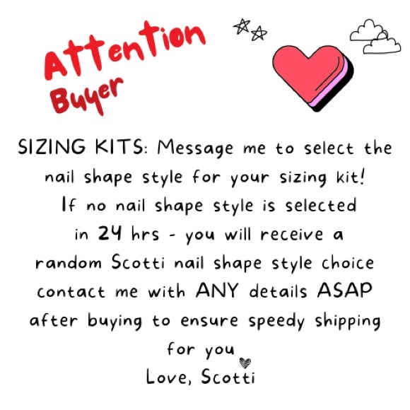 ✨Best Press On Nail Sizing Kit✨ - Picture 2 of 2